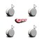 Service Caster 3 Inch MRI Safe Casters, 3/8 Inch Threaded Stem, Set of 4, 4PK SCC-TS02S75-TPR-GRY-381634-MRI-4 - alternate 3